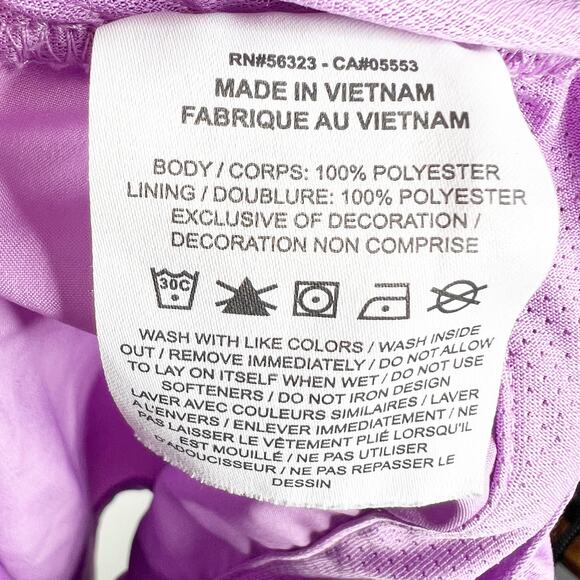 NIKE Dri-FIT Tempo Running Shorts Elastic Waist Lightweight Violet Womens Size M - Picture 7 of 9